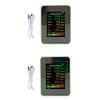 Air Quality Detector CO2 TVOC HCHO PM2.5 PM10 Portable Air Tester Color LCD Digital Display Air Quality Detector