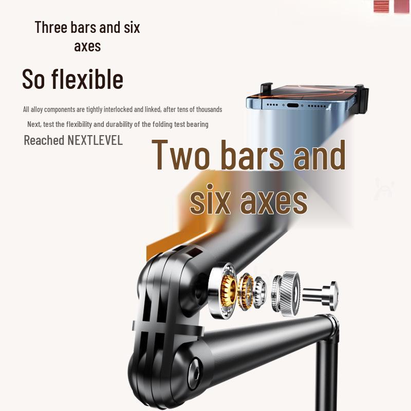 Universal Rotating Mobile Device Floor Stand: Telescopic, Adjustable Holder for Phones/Tablets, Ideal for Streaming & Viewing