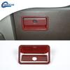 Co-pilot Storage Box Handle Trim Cover For Ford F150 Red Carbon Fiber Accessorie