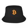 Bitcoin Logo () Bucket Hats Panama For Unisex Women Bob Hats Fashion FisherUnisex Hats Summer Beach Fishing Unisex Caps