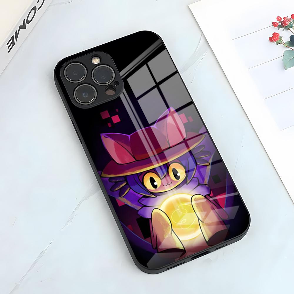 

Game OneShot Niko Phone Case For IPhone 17 Pro Max 15 Pro 16 14 Plus 12 13 Mini 11 Pro Shockproof Glass Cover iPhone 17Pro