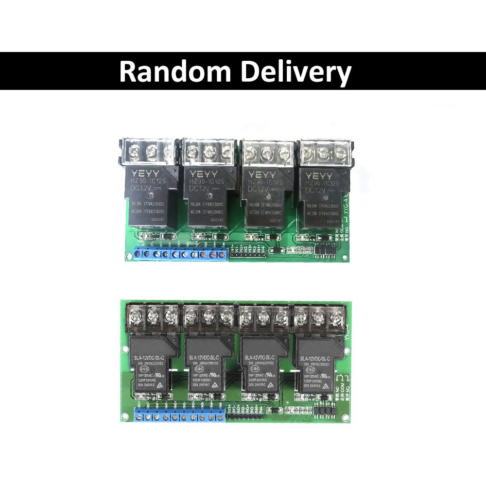 4 Channel DC 12V 30A Relay Module Control Board Optocoupler Isolation High Low Trigger