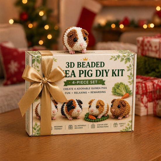 Animale con Perline 3D Carino Kit Fai da Te con Perline Rana Alpaca