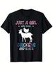 Just A Girl Who Loves Chickens And Goats Farm Animal Goat T-Shirt, Fabric Weight, Versatile Design,