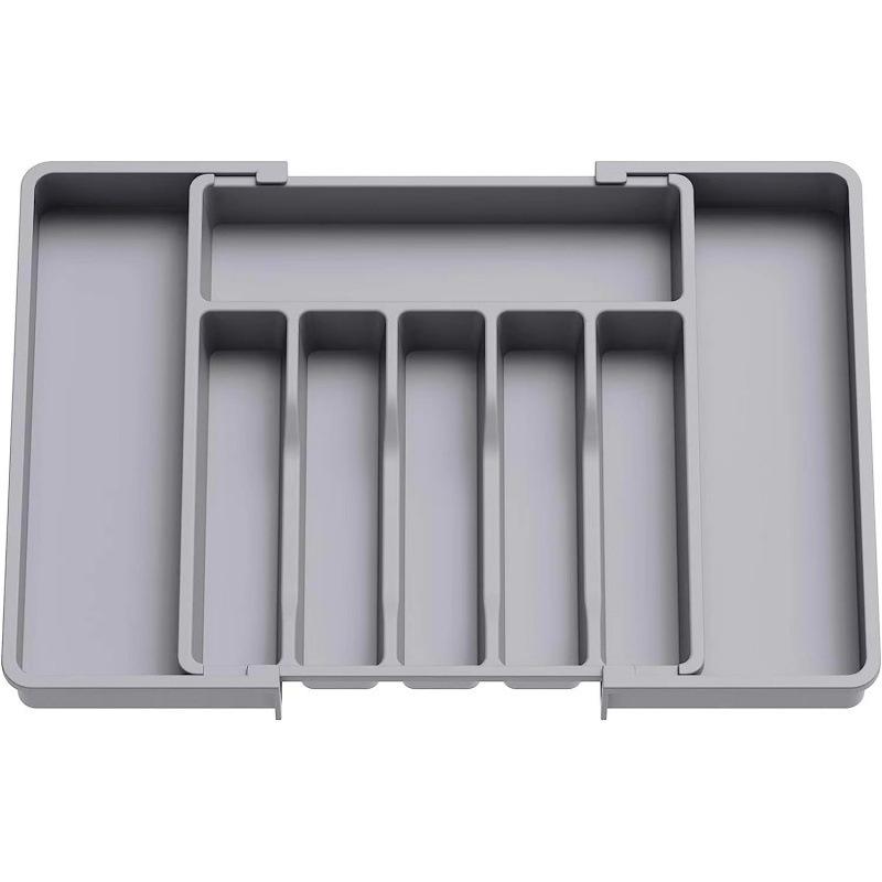 Cutlery Organizer Adjustable Cutlery Storage Tray Expandable Spoon Fork Divider Drawer Organizer