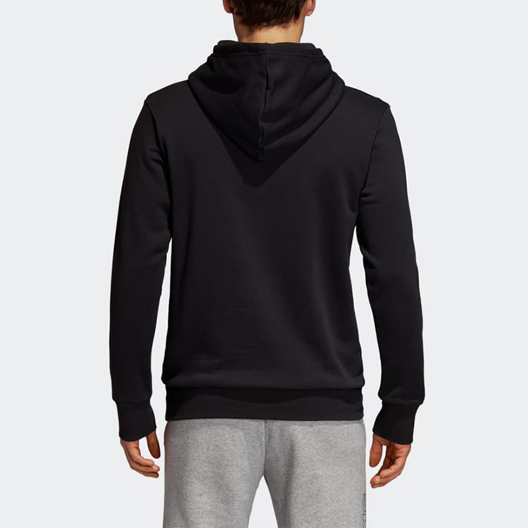 Adidas Sweatshirts Men's Black Hooded Moderate Regular CW3861