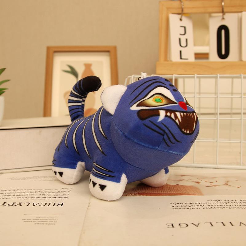 1 шт. Милый фиолетовый тигр, подвеска-украшение, игрушка, аниме, K-pop, охотники на демонов, плюшевый брелок для фанатов, подарок, DIY-украшение