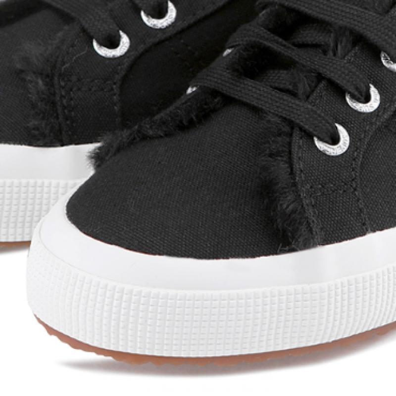 Superga 2402 Fur Mule Coatu Black S00gzm0999