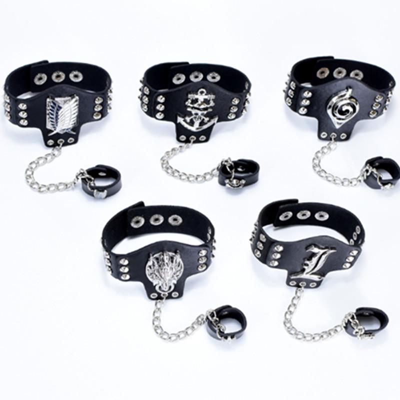 Anime Angriff auf Titan Lederarmband Cosplay Zubehör Requisiten Scouting Legion Männer Frauen