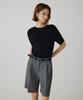 Siyajyu Sikn2184 Basic Round Neck Short Sleeve Knit_Black