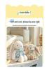 Adorable Tulip Long-Eared Rabbit Plush with Flower Gauze Skirt - Perfect Girly Gift