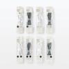 MUJI USB LA1PSA3A Soft, Tangle-Resistant Cable, 1m, USB-A/USB-C, White, MJ-UC1ATC-W,