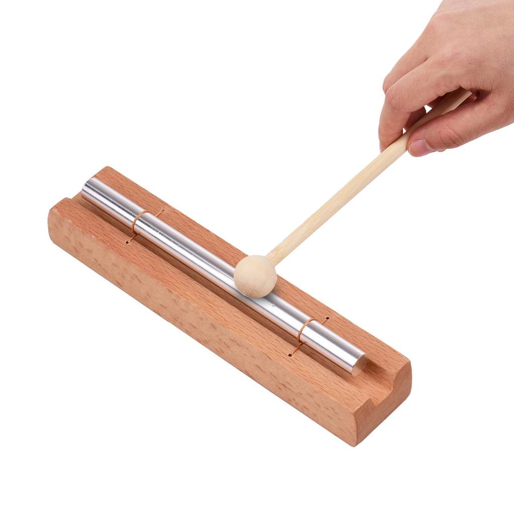 Classroom Chime Meditation Chimes Hand Bells Wooden Percussion Chime Instruments Meditation Gifts for Kids, Adult