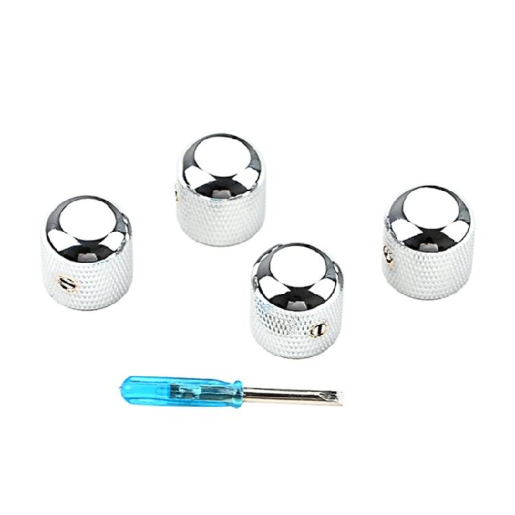 4Pcs Guitar Knobs Volume Tone Control Guitar Knobs Top Hat Knobs 6mm Shaft Hole