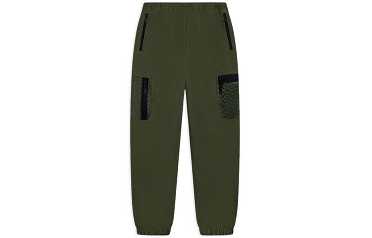 Li Ning CF Knitted Sweatpants Unisex Army Green AKXS855-2 XL