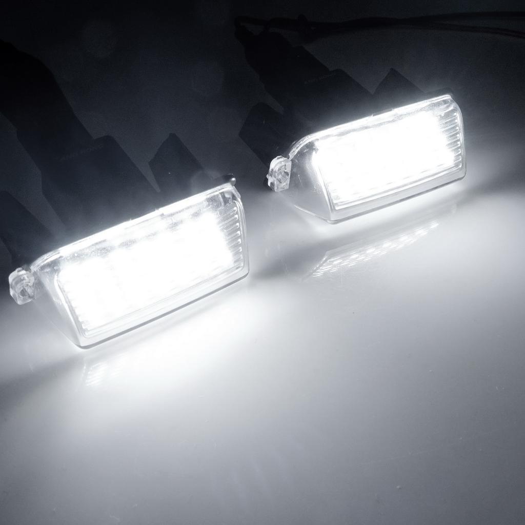 2Pcs Canbus White LED License Number Plate Light For Toyota Camry Avalon Highlander Yaris Prius