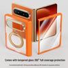 Zhilangni Huawei Pura X Max Folding Phone Case with Rotating Stand & Integrated Screen Protector