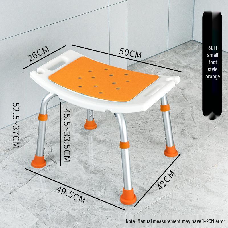 Rutschfester Aluminium-Bade-/Duschhocker für ältere Menschen & Schwangere