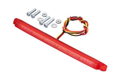 Kijima 218-3151 Motorradteile Rücklicht, Slim-Line-Typ, Doppelte LED, Gesamtlänge: 5,1 Zoll (130mm), Farbe: rot