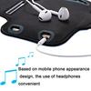 Arm Bag Waterproof Elastic PVC Touch Sensitive Cell Phone Armband for Outdoor
