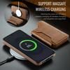 MAGKING K3 Series For Samsung Galaxy S25 FE Magnetic Case Wallet PC + TPU + PU Phone Cover
