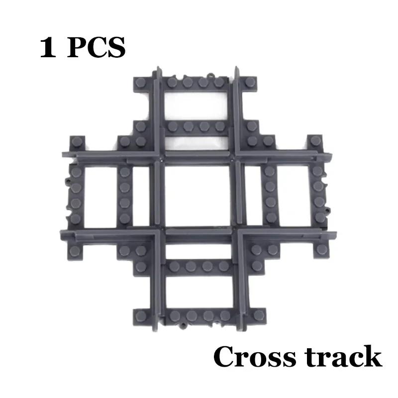 Non-Toxic City Trains Flexible Tracks Forked Straight Curved Soft Rails Track Switch Building Block Bricks Kids Diy High-Tech Creative Toy