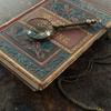 Magnifying Glass Necklace In Vintage Style Brass