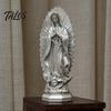 Religious Holiday Gifts Our Lady of Guadalupe Mexico Sculpture Statue, Resin Virgin Mary Figurine, European Style Interior Decor Home for Altar Shelf