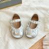 Youth style shoes Girls Princess Shoes Toddlers Soft Sole PU Leather Ballet Flats With Pearl Bow Casual Kids Footwear