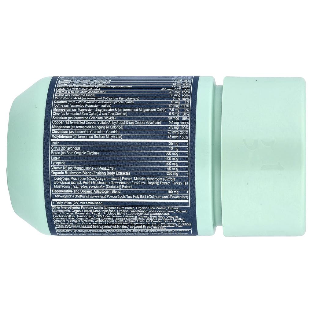 True Grace, One Daily Men's Multivitamin, Vegan, 30 Tablets