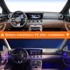 4D Rotating Tweeter Speaker 7/64 Colors For Mercedes Benz W206 X253 W222 W205 C/E/GLC/S-Class 2015 2016-2019 Car Ambient Light