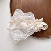 1 Piece Newborn Frence Style Lace Girl Headband Retro Mesh Gauze Embroidery Floral Infant Baby Headwear Photographyr Props