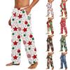Herrpyjamasbyxor i plysch med julmotiv för mjuk och mysig hemmamys under helgerna