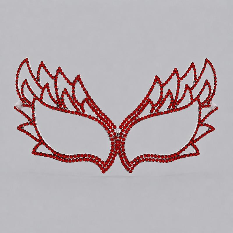 Luxurious Alloy Full-face Mask, Halloween Party, Birthday Masquerade, Bride's High-end Mask