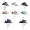 Solar Fan Hat UPF 50+ UV Protection Hat with Detachable Cooling Fan Breathable Men Women Summer Outdoor Activities Fishing Wide Brim Sun Cap
