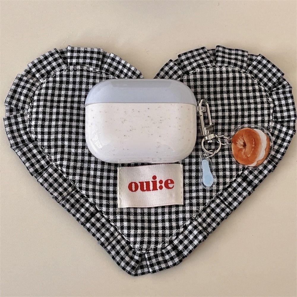 with Pleated Lace Bowl Mats INS Insulation Pad Mat Heart-shaped Plaid Meal Mat  Kitchen