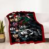 Halloween Horror Icons Blanket Ultra-Soft Suitable for Seaside Bed Livingroom All-Season Use Playful Design Perfect Gift for Relatives and Friends