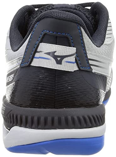 Mizuno Wave Exceed 5 Wide CS Tennis Shoes, Light Gray/Blue/Light Gray, Size 27.5 cm, 3E