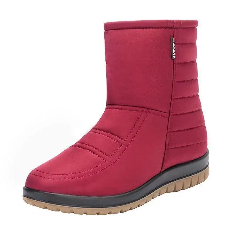 Waterproof Snow Boots Women Winter Shoes Non-slip Cold Winter Women Ankle Boots Non-slip Ladies Cotton Shoes Big Size