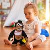 קוף קטיפה מגנטי קוף מצחיק אוכל בננה צעצועים גורילה בוכה שומרת על האוכל צעצוע קטיפה גורילה קוף צעצועי לחץ חושיים