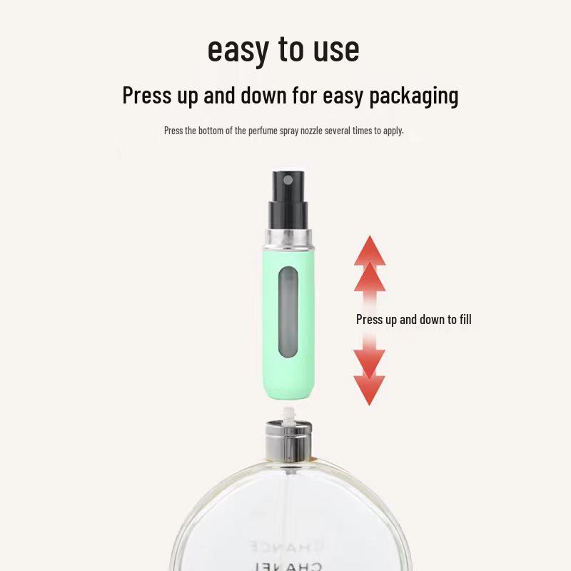 Spot 5ml Bottom-Fill Perfume Atomizer with Window – Portable Mini Spray Bottle