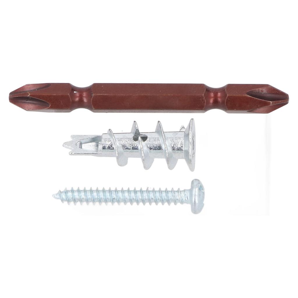 50PCS Heavy Duty Hollow Metal Wall Anchors and 50PCS Screws Zinc Alloy Self Drilling Drywall