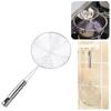 Oval Skimmer Stainless Steel Colander Household Noodle Dumpling Hot Pot Filter Screen Pearl Line Drain Large Fried Strainer