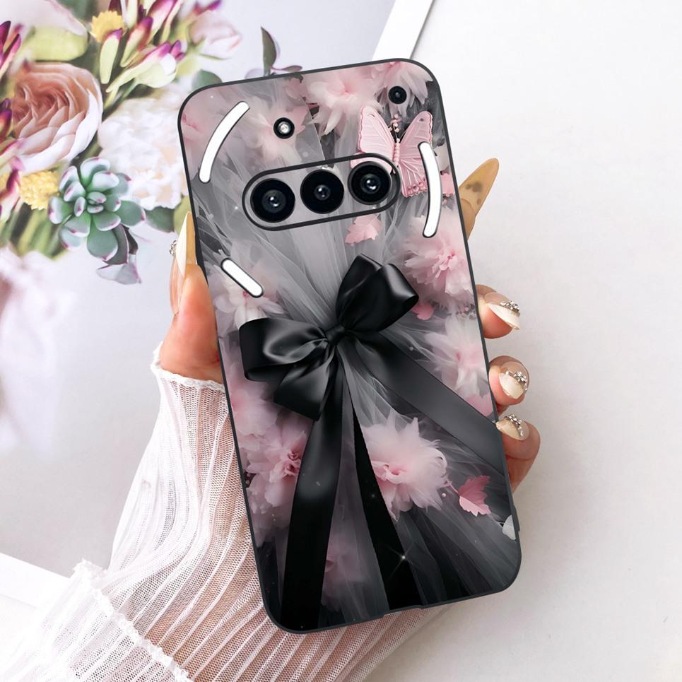 Luxury Flower Butterfly Bow Pattern Casing For Nothing Phone 3 3a Back Cover Clear Soft Silicone Phone Case For Nothing A059