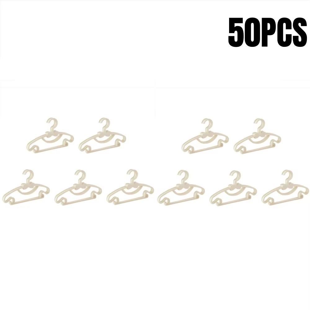 5-50pcs Baby Hangers Plastic Kids Clothes Storage Hanger Portable Cute Non-Slip Hangers Wardrobe Towel Clothing Storage Tools
