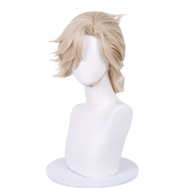Cardamom Identity V Esports SRE Team Knight Cosplay Medium-Length Wig