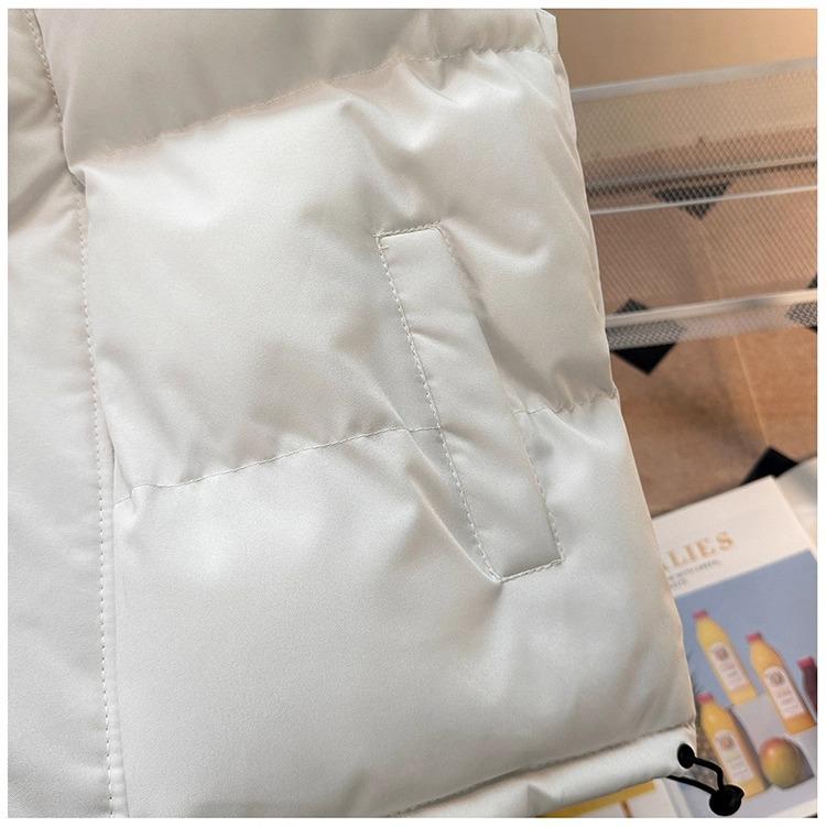 Hong Kong Trendy Brand Men's Cotton Stand Collar Sleeveless Vest: Autumn/Winter Warm Outerwear