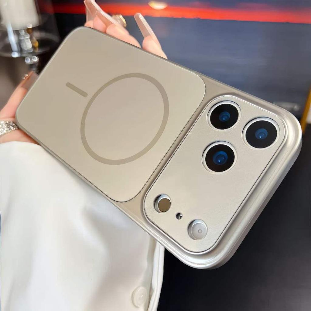 Orange Matte Magnetische Acryl Handyhülle für Apple 17 Pro - Sturzsicher und kompatibel mit den Modellen 13/14/16