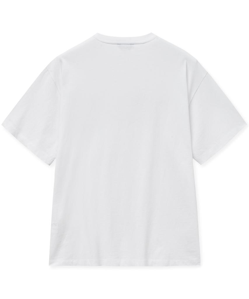 IDWS Logo Printed T-Shirt White