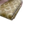 COACH compact Op art PVC Bifold Wallet beige PVC Used